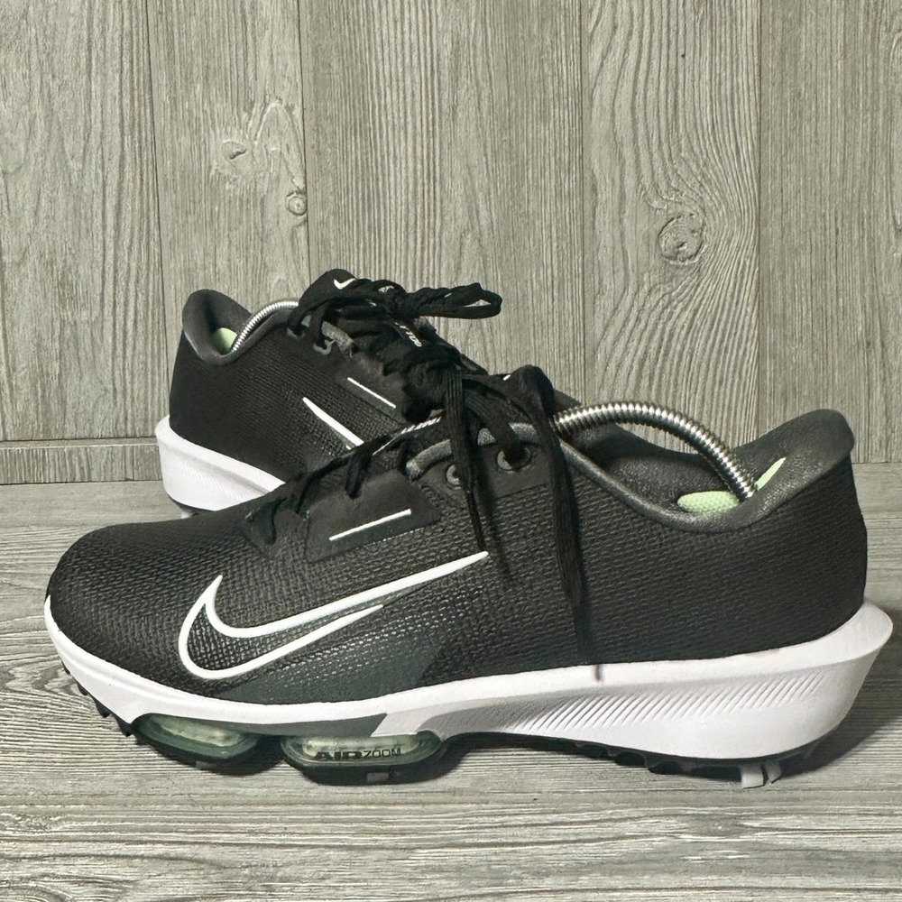 Nike Air Zoom Infinity Tour 2 Golf Shoes Black Vapor Green Flyweave Men's 11 New - Picture 2 of 10
